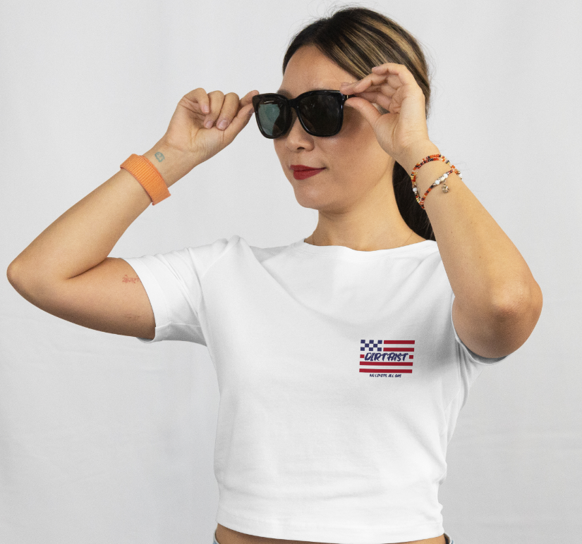 The Americana Crop Tee