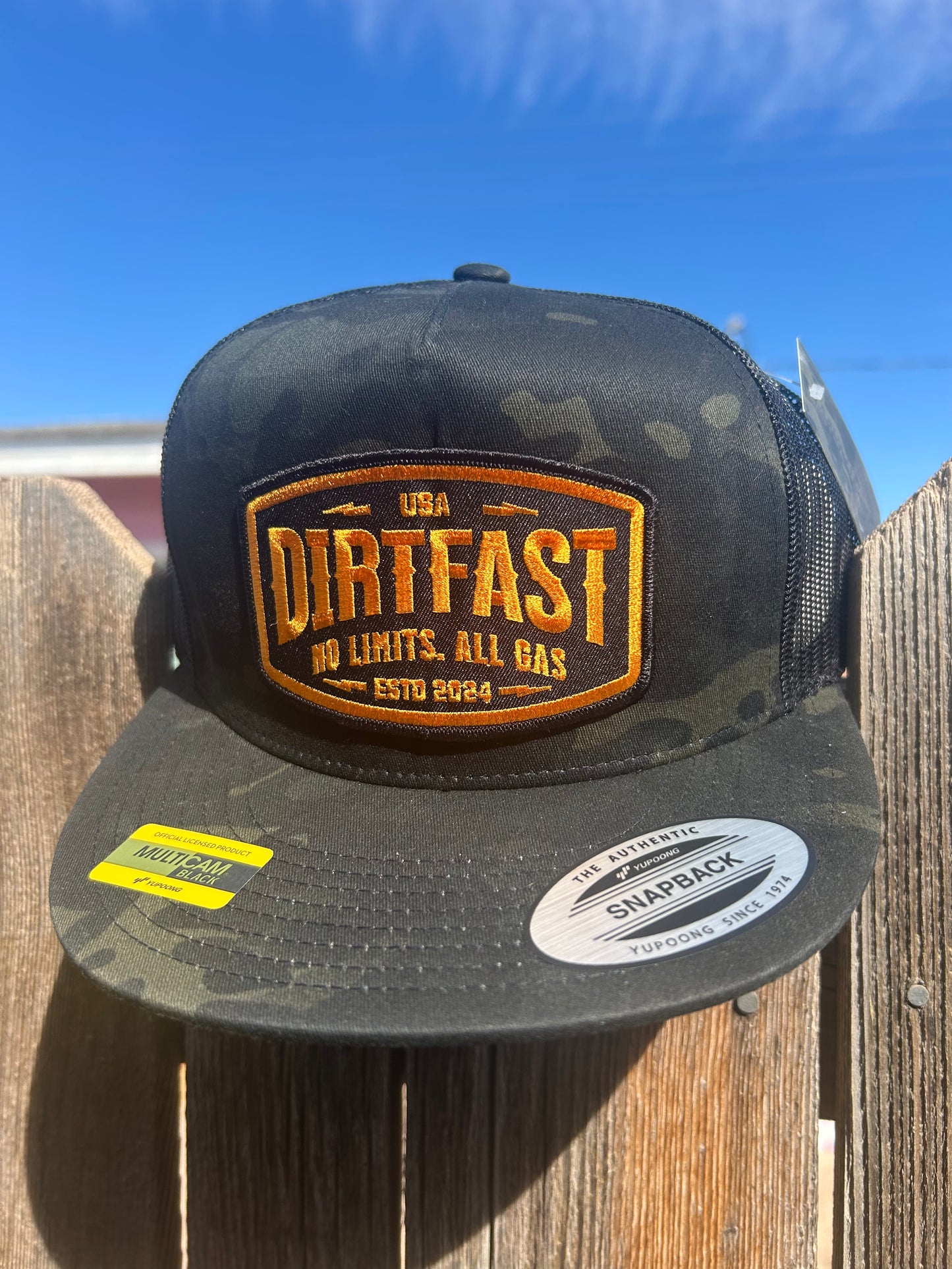 Orange Patch Hat