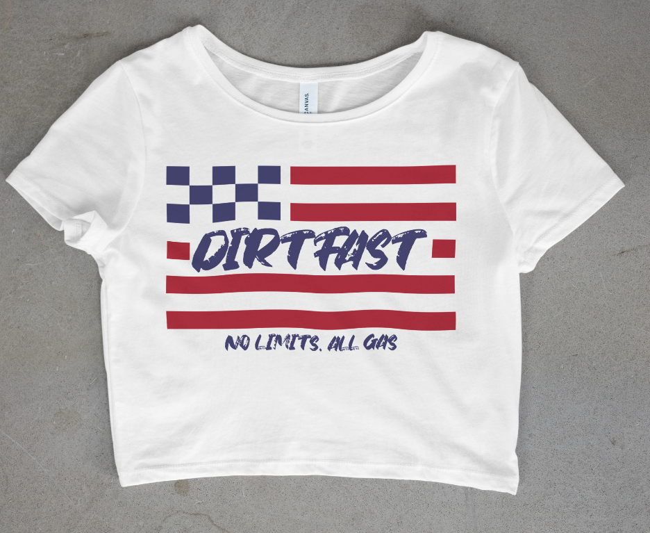 The Americana Crop Tee