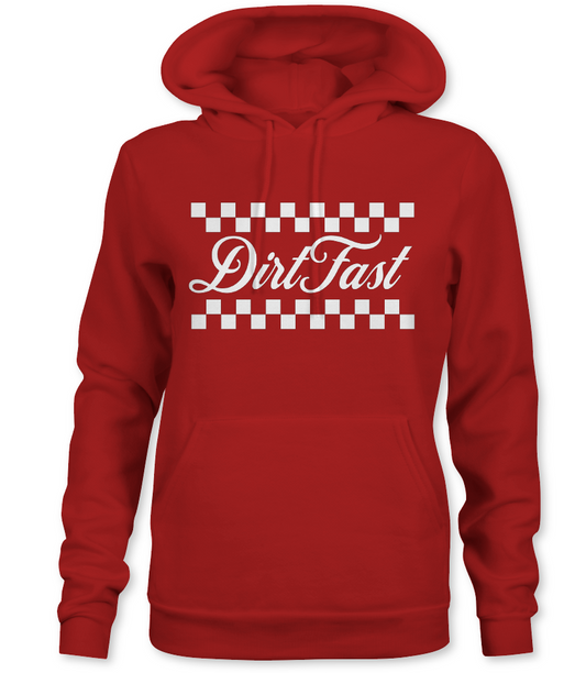 Checkered Red Hoodie